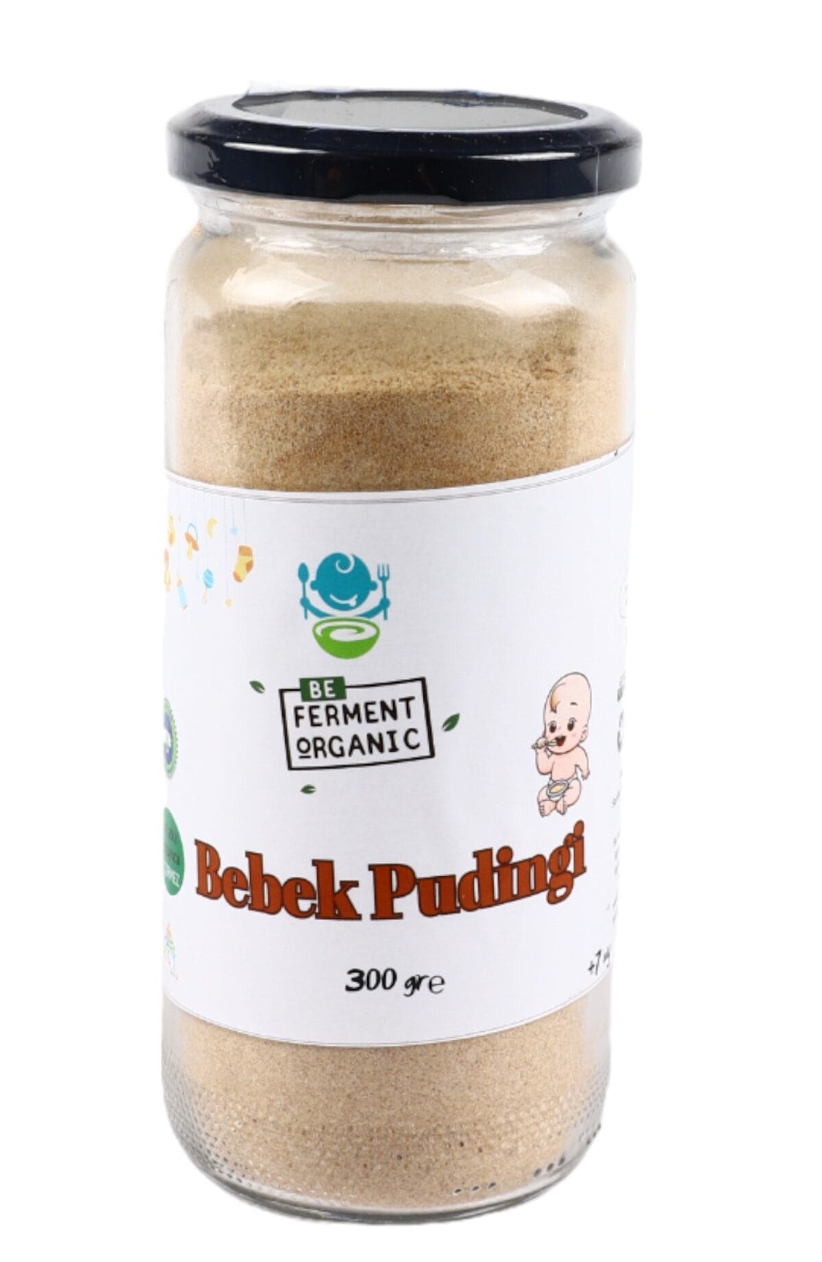 Beferment Organic Bebek Pudingi 300 g x 4 Adet
