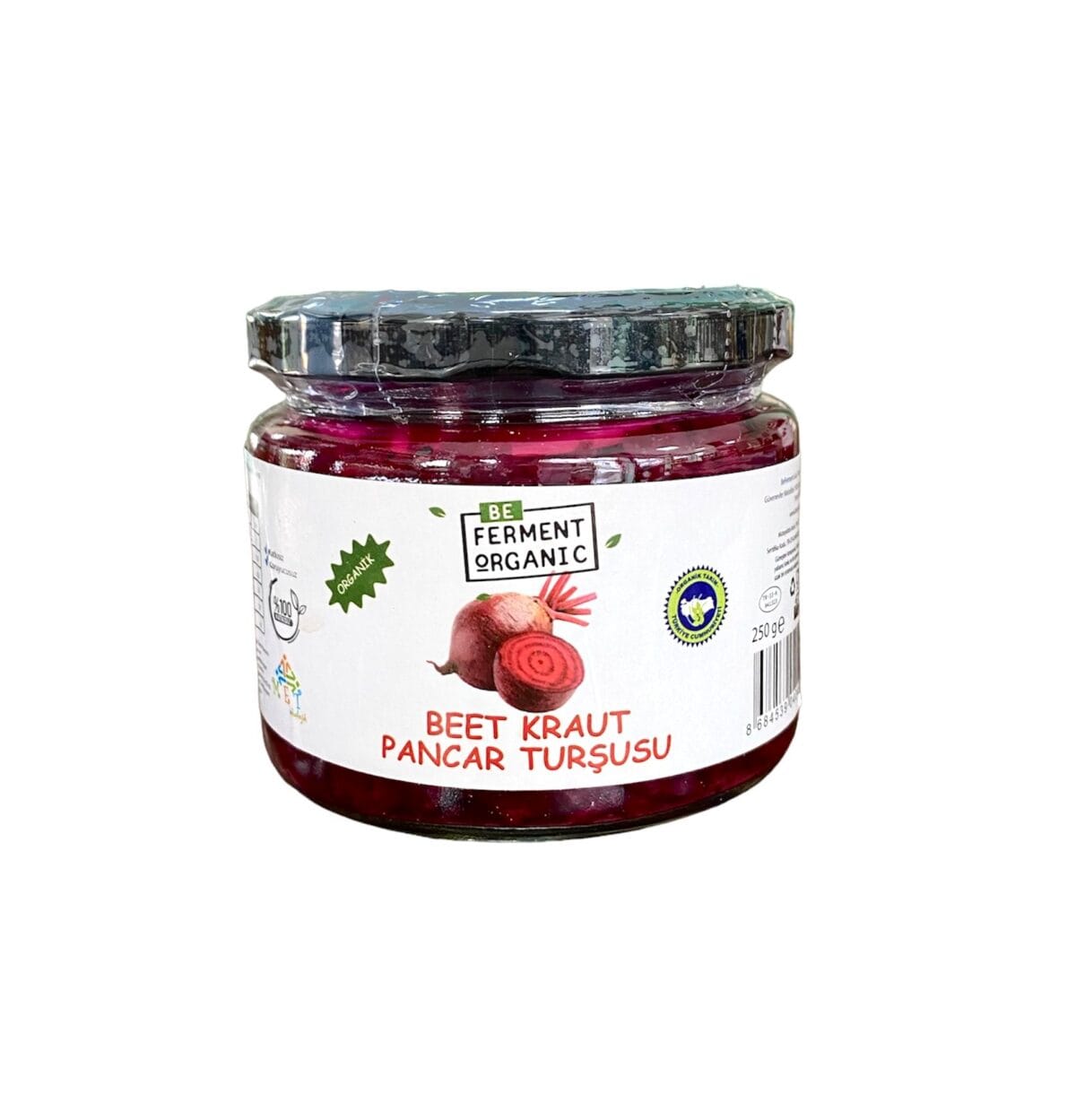 Beferment Organic Beetkraut Turşu 250 g x 4 Adet