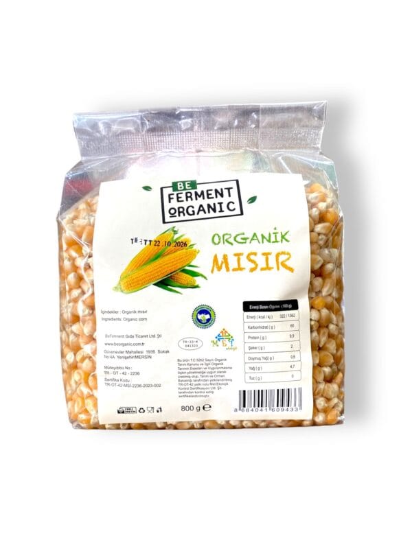 Beferment Organic Cin Mısır 800 g x 4 Adet
