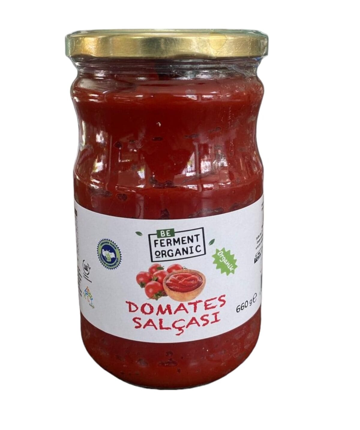 Beferment Organic Domates Salçası 660 g x 4 Adet