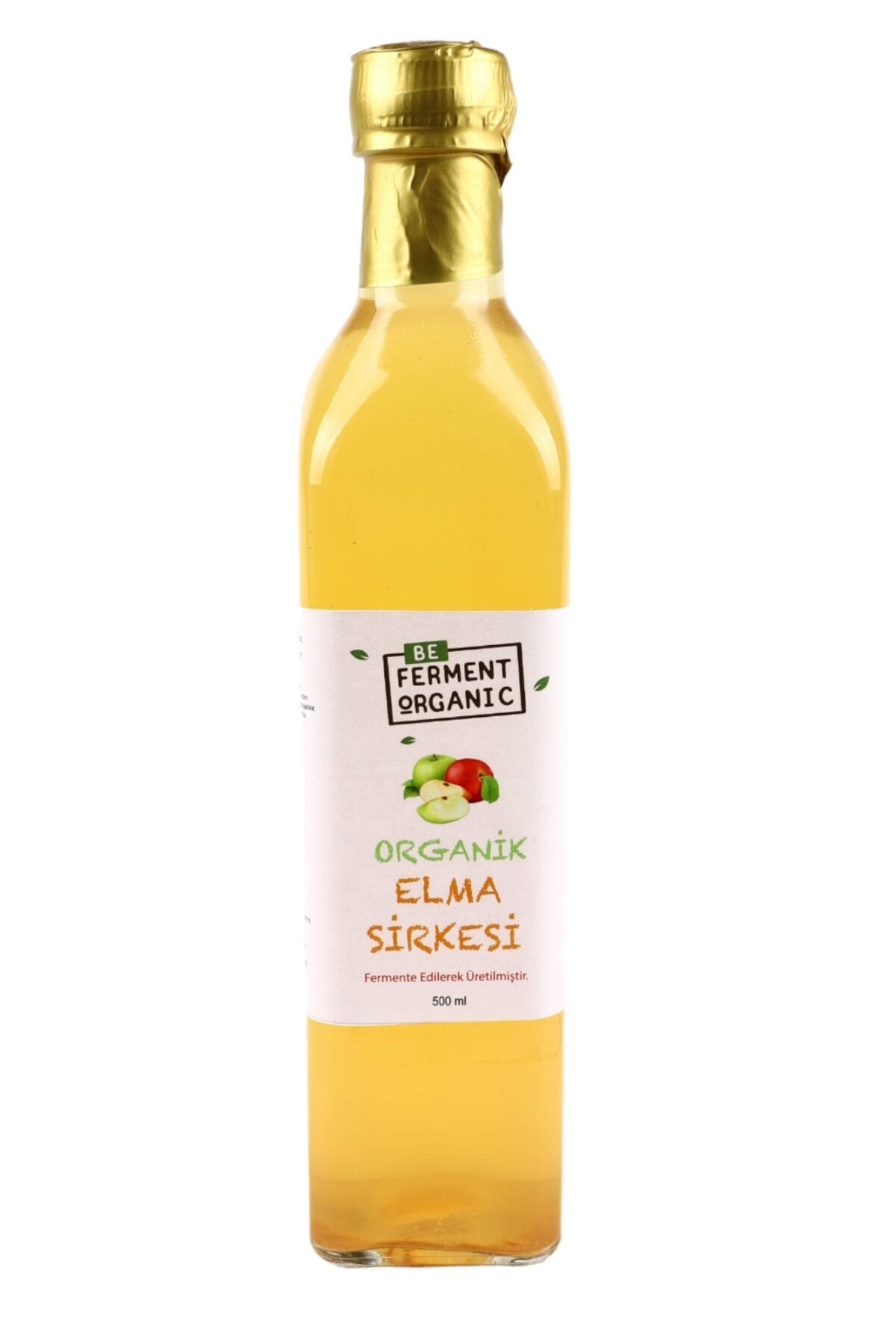 Beferment Organic Zerdeçallı Zencefil Özlü Elma Sirkesi 500 mL x 4 Adet
