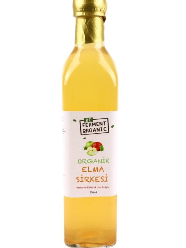 Beferment Organic Zerdeçallı Zencefil Özlü Elma Sirkesi 500 mL x 4 Adet