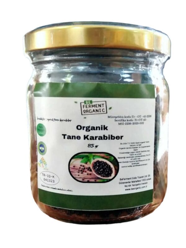 Beferment Organic Karabiber Tane 85 g x 4 Adet