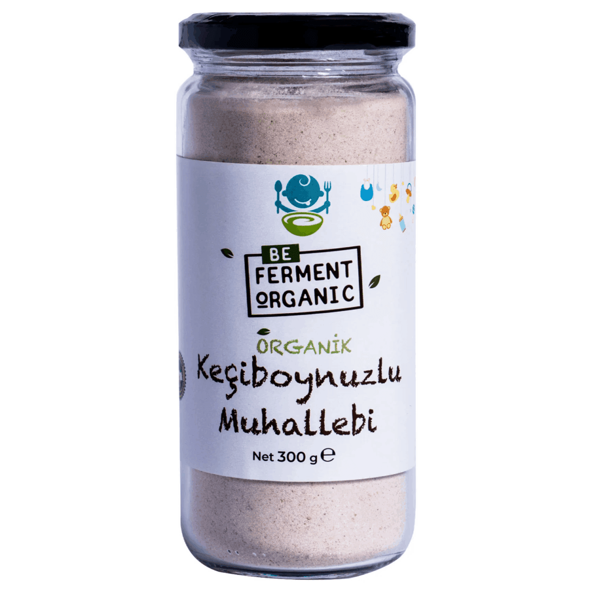 Beferment Organic Keçiboynuzlu Muhallebi 300 g x 4 Adet