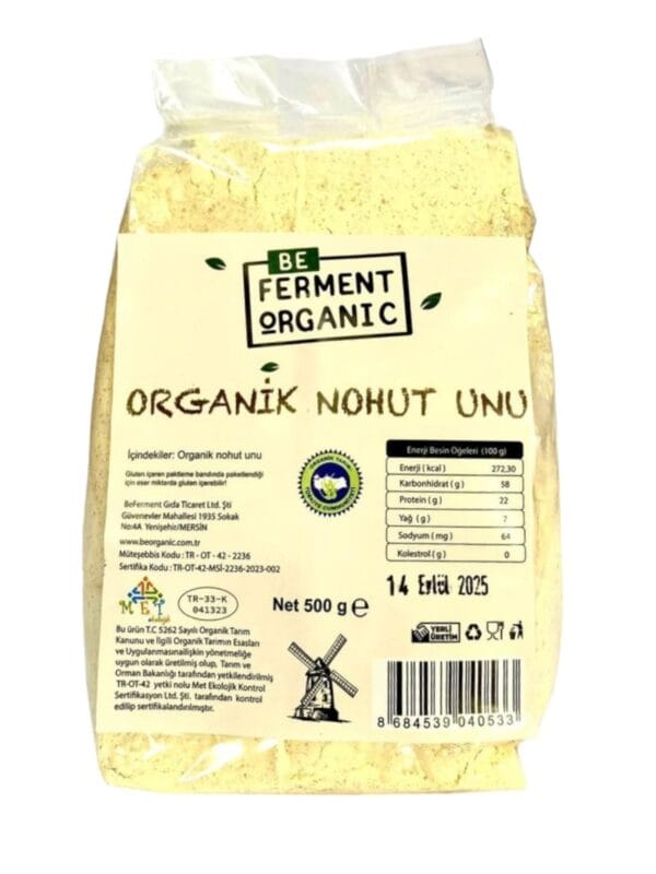Beferment Organic Nohut Unu 500 g x 4 Adet