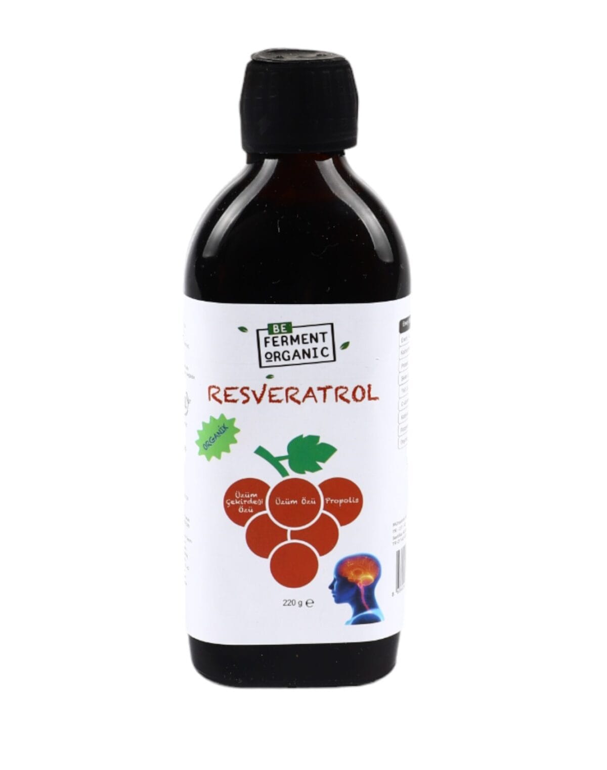 Beferment Organic Resveratrol 220 g x 4 Adet