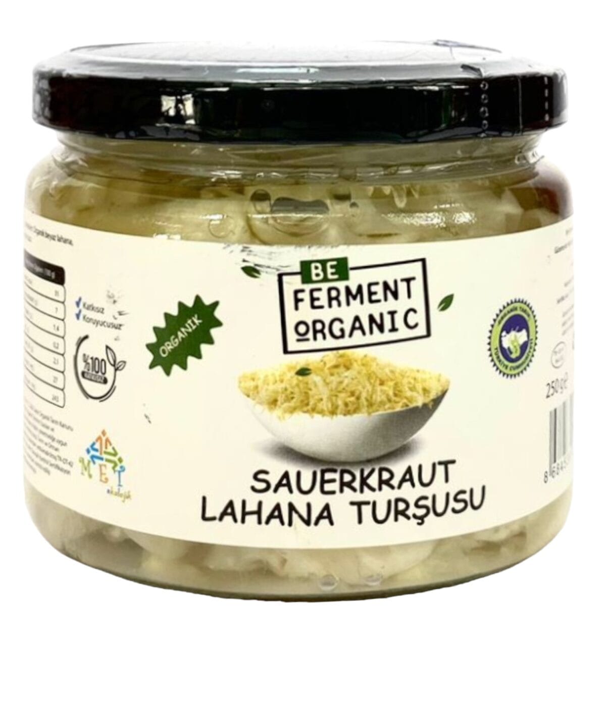 Beferment Organic Sade Saurkraut 250 g x 4 Adet
