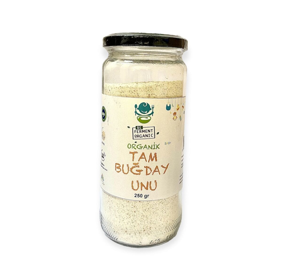 Beferment Organic Tam Buğday Unu 250 g x 4 Adet