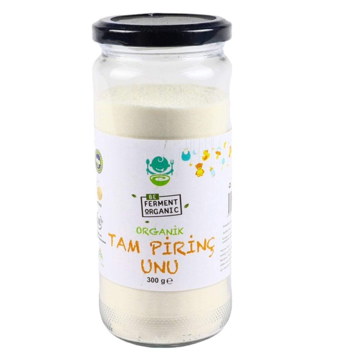 Beferment Organic Tam Pirinç Unu 300 g x 4 Adet - Görsel 2