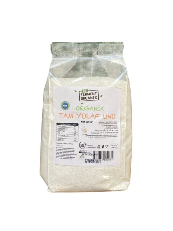 Beferment Organic Tam Yulaf Unu 500 g x 4 Adet