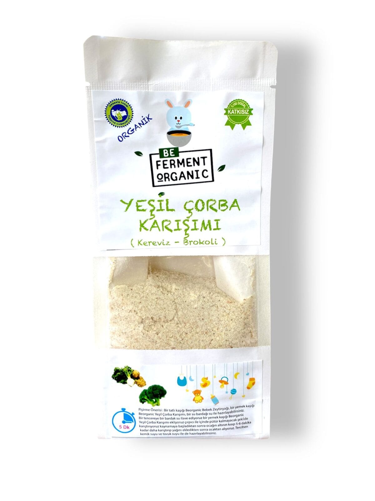 Beferment Organic Yeşil Çorba Karışımı 180 g x 4 Adet