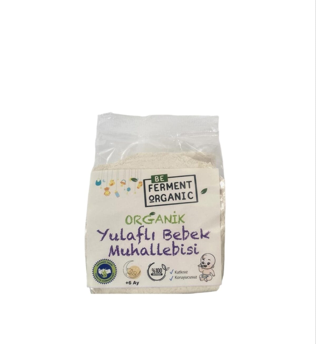 Beferment Organic Yulaf Unlu Muhallebi 180 g x 4 Adet
