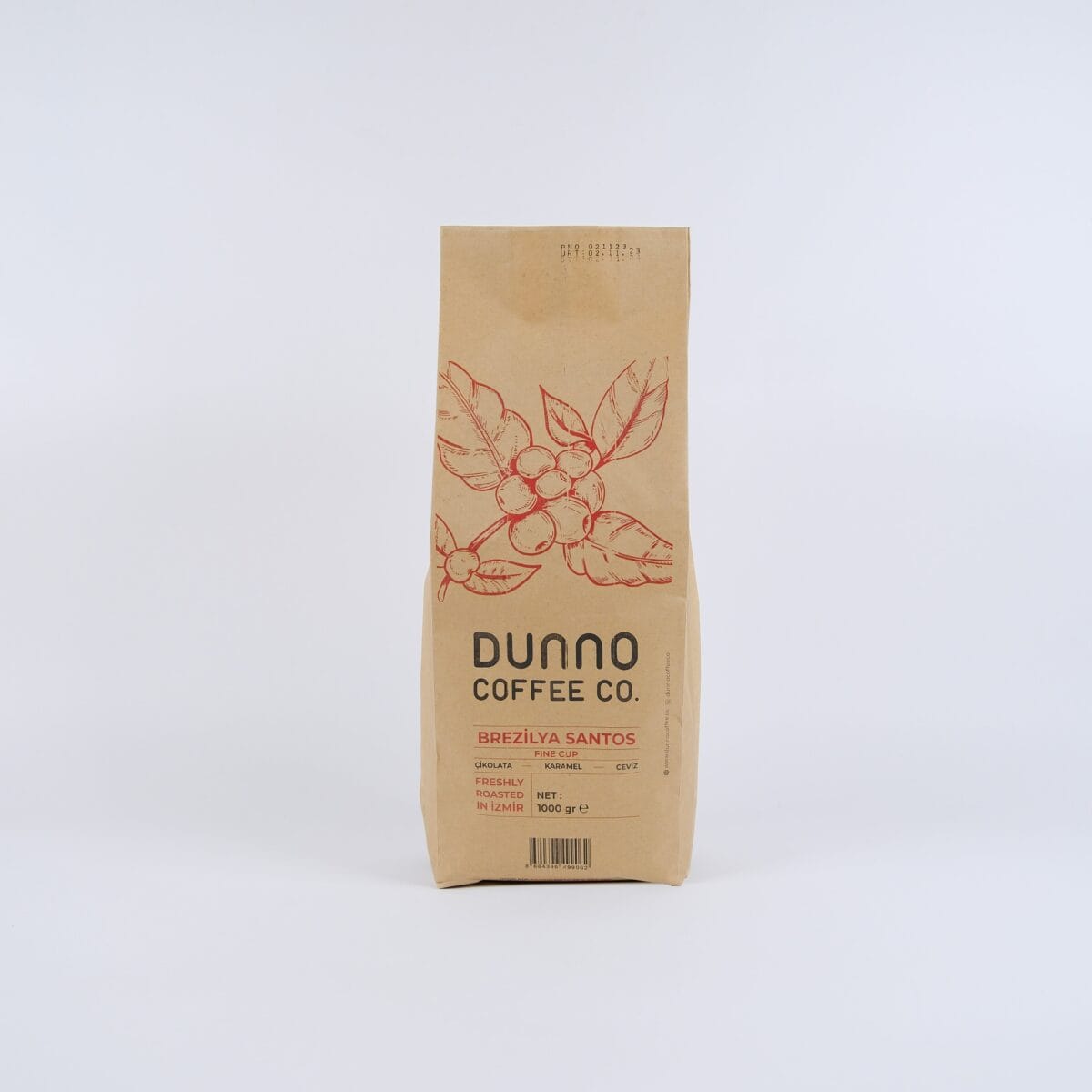 Dunno Brezilya Santos Fine Cup Çekirdek Kahve 1 kg
