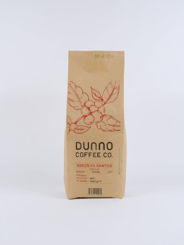 Dunno Brezilya Santos Fine Cup Çekirdek Kahve 1 kg