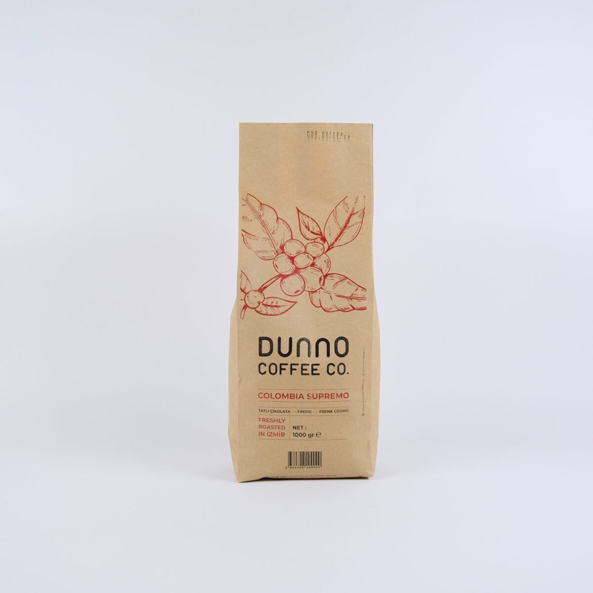 Dunno Colombia Supremo Çekirdek Kahve 1 kg