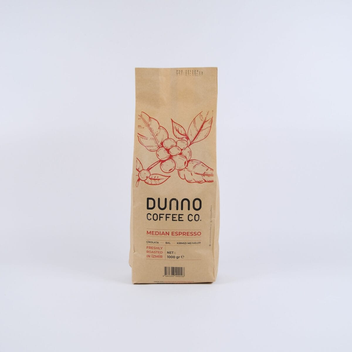 Dunno Median Espresso Blend Çekirdek Kahve 1 kg