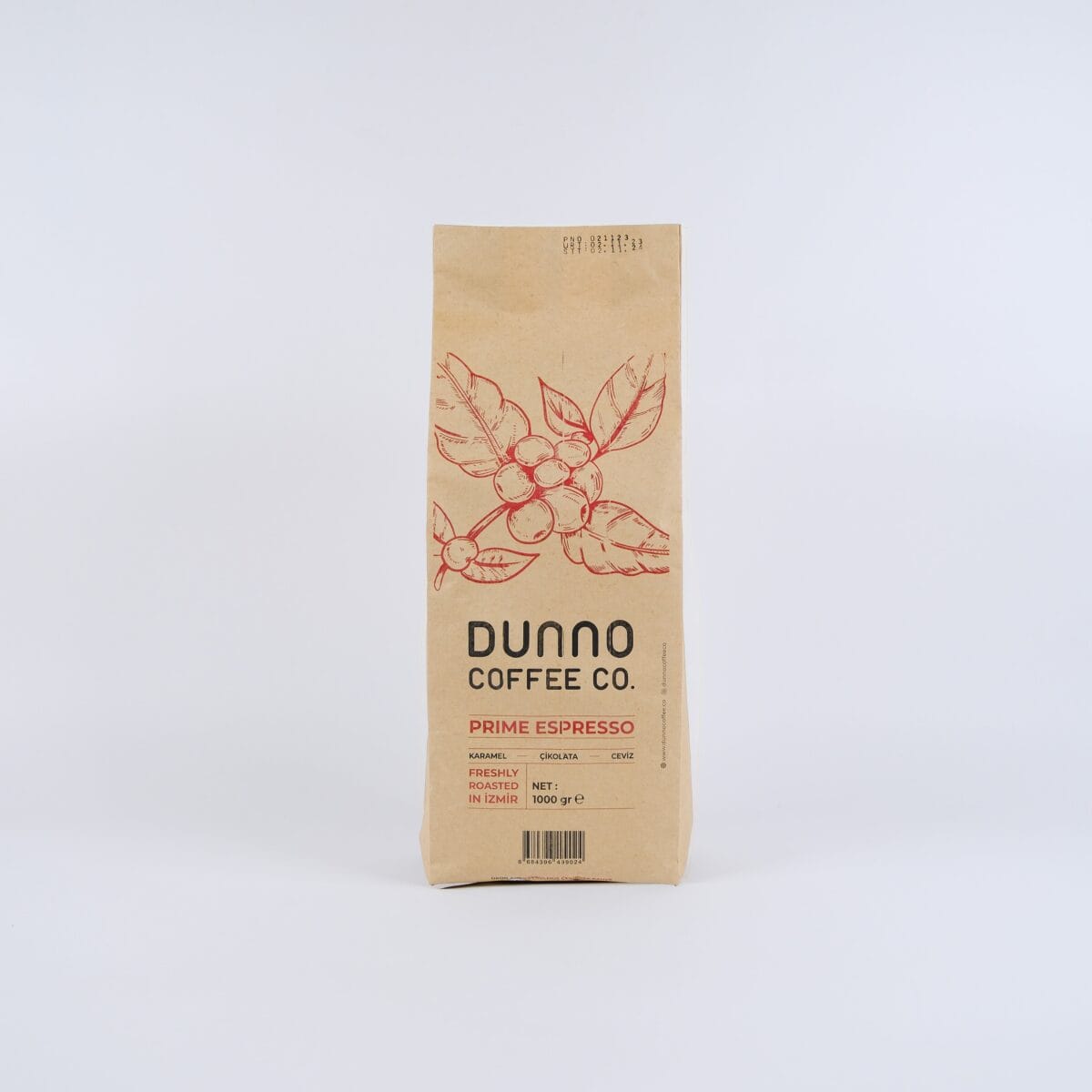 Dunno Prime Espresso Blend Çekirdek Kahve 1 kg