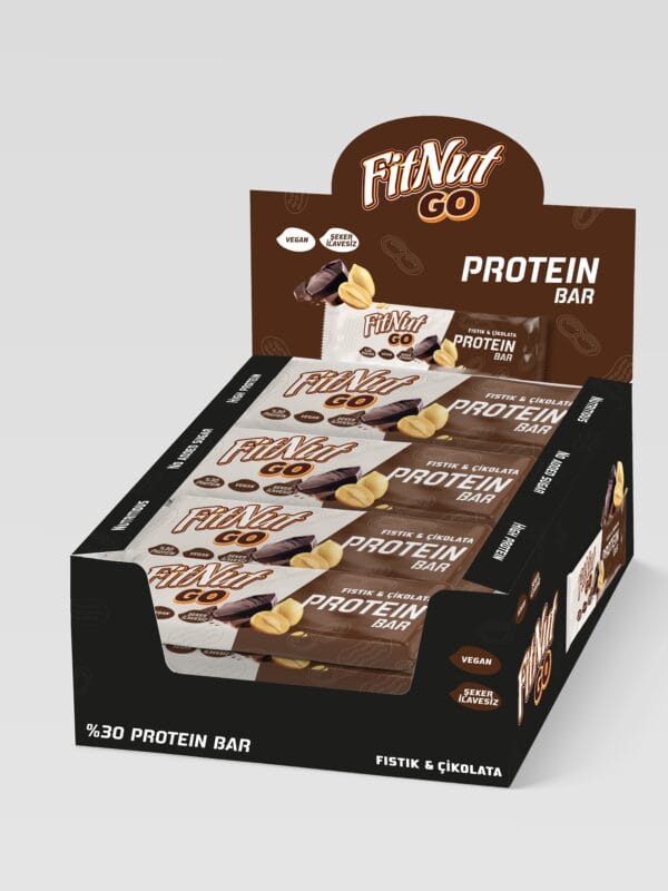 FitNut Go Kakaolu %30 Protein Bar 40g x 24