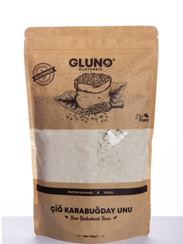Gluno Glutensiz Çiğ Karabuğday (Greçka) Unu 750 g