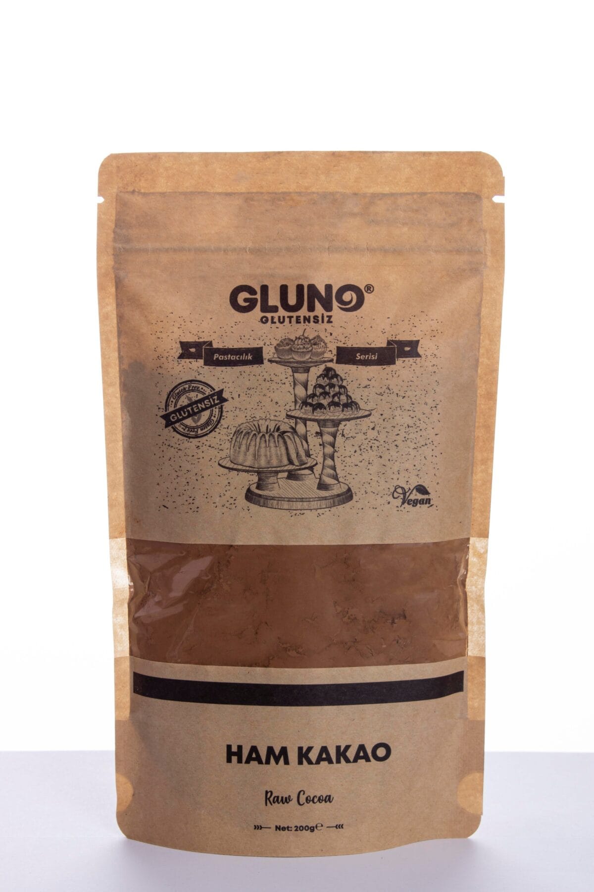 Gluno Glutensiz Ham Kakao 200 g