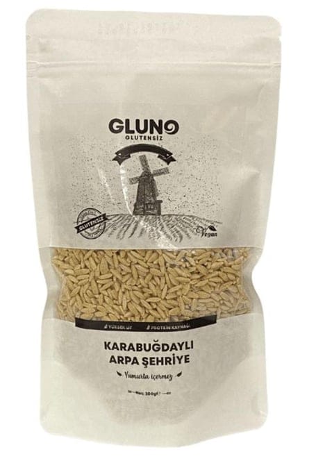 Gluno Glutensiz Karabuğdaylı Arpa Şehriye 200 g
