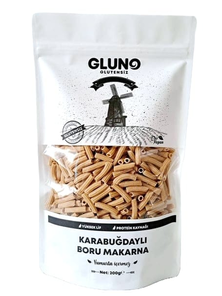 Gluno Glutensiz Karabuğdaylı Boru 200 g