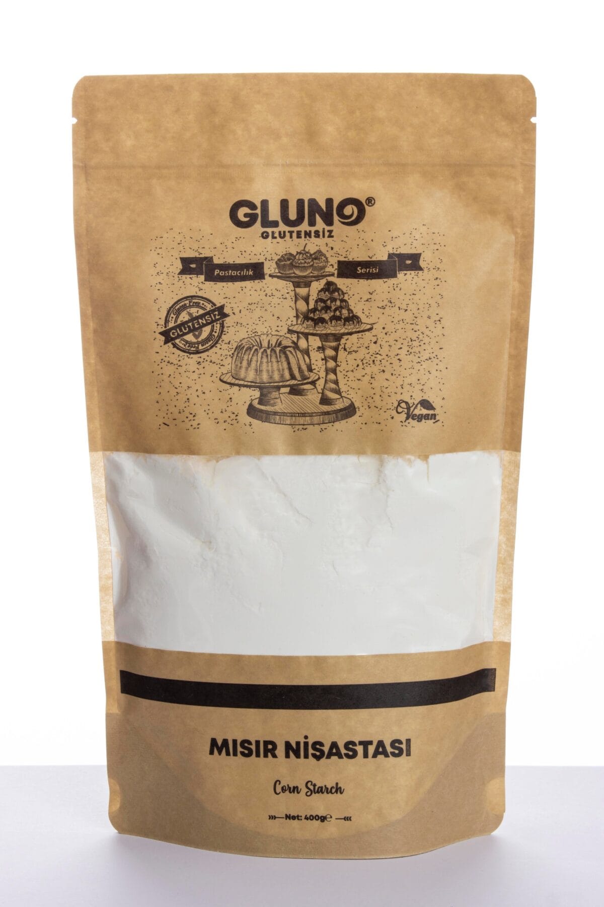 Gluno Glutensiz Mısır Nişastası 400 g