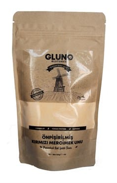 Gluno Glutensiz Ön Piş. Kırmızı Mercimek Unu 250 g