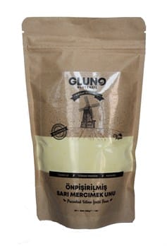 Gluno Glutensiz Ön Piş. Sarı Mercimek Unu 250 g