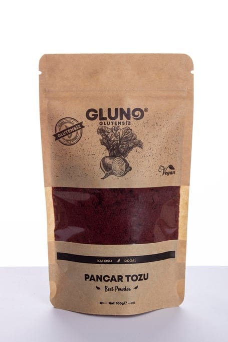 Gluno Glutensiz Pancar Tozu 100 g