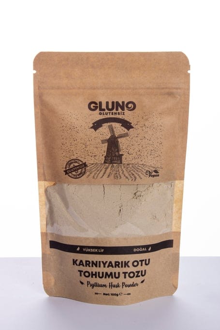 Gluno Glutensiz Psyllium (Karnıyarıkotu) 100 g
