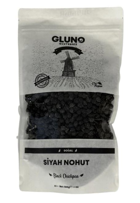 Gluno Glutensiz Siyah Nohut 500 g