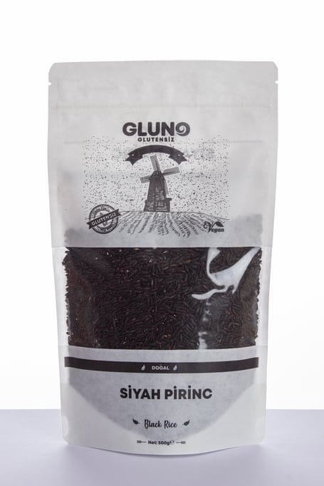 Gluno Glutensiz Siyah Pirinç 500 g