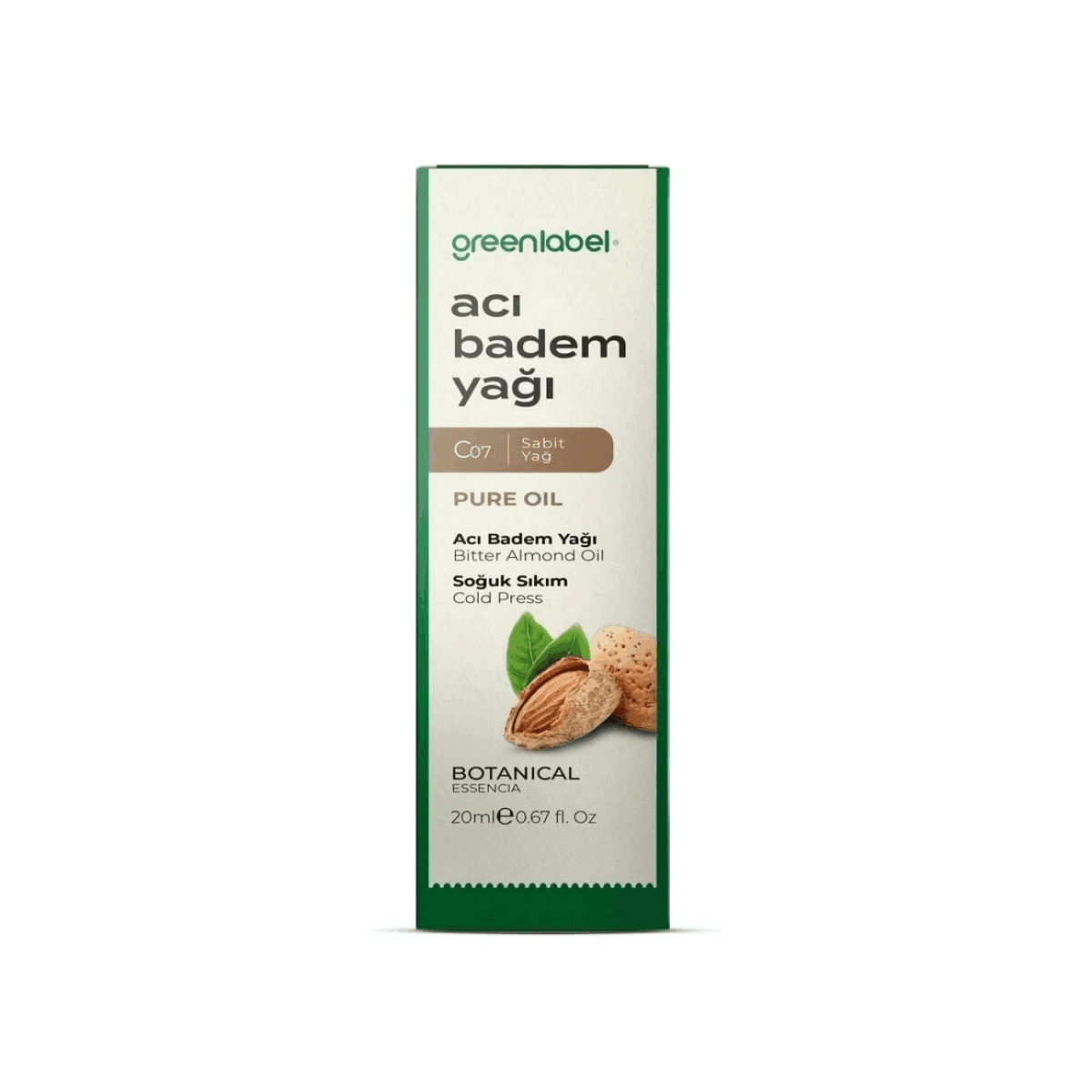 Greenlabel Acıbadem Yağı 20 mL x 6 Adet