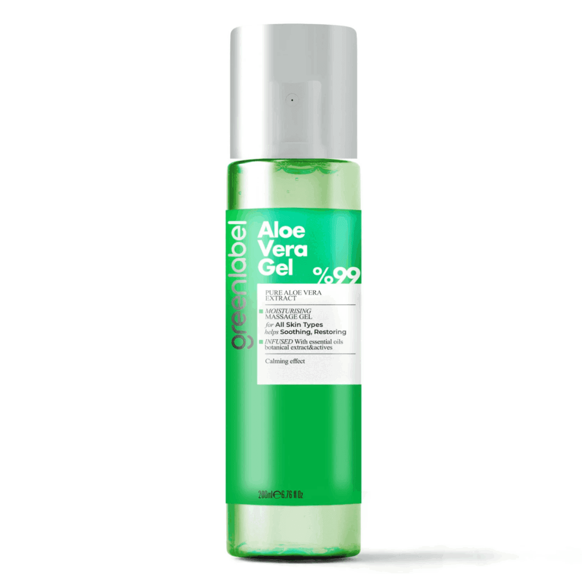 Greenlabel Aloe Vera Gel Aloe Vera Vücut Bakım Jeli 200 mL x 12 Adet
