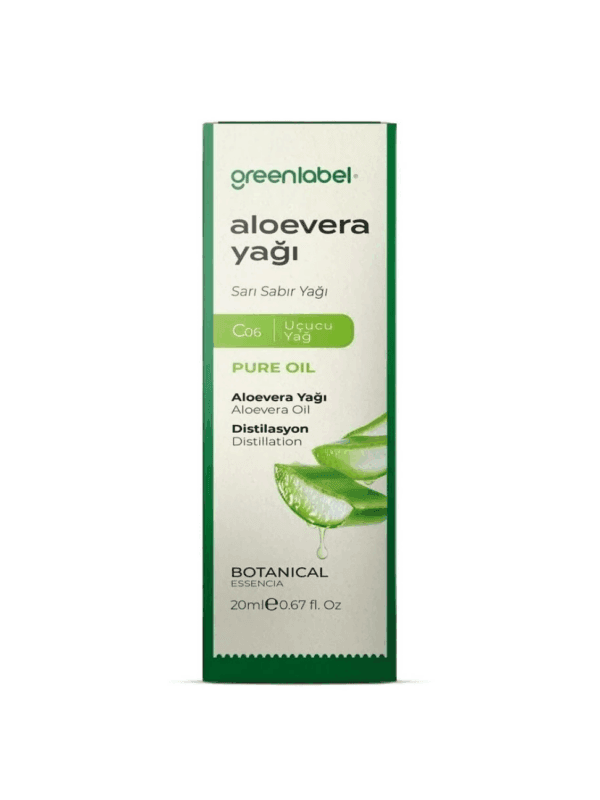 Greenlabel Aloe Vera Yağı – Tıbbi Sarısabır 20 mL x 6 Adet