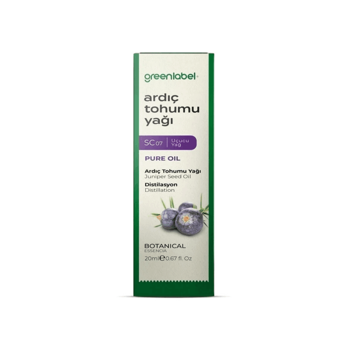 Greenlabel Ardıç Tohumu Yağı 20 mL x 6 Adet