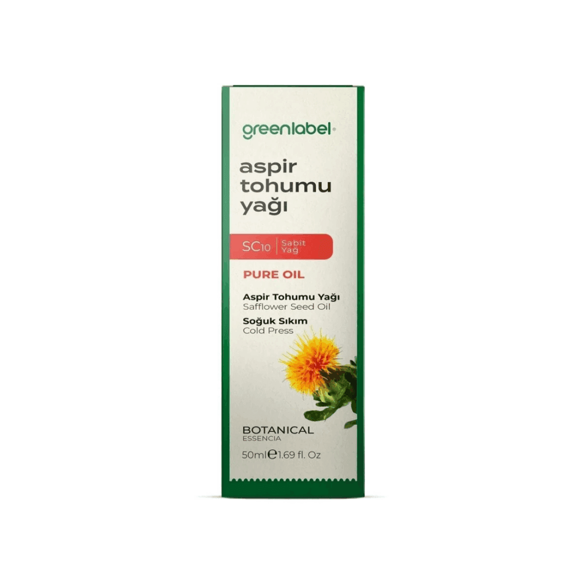 Greenlabel Aspir Tohumu Yağı 50 mL x 6 Adet