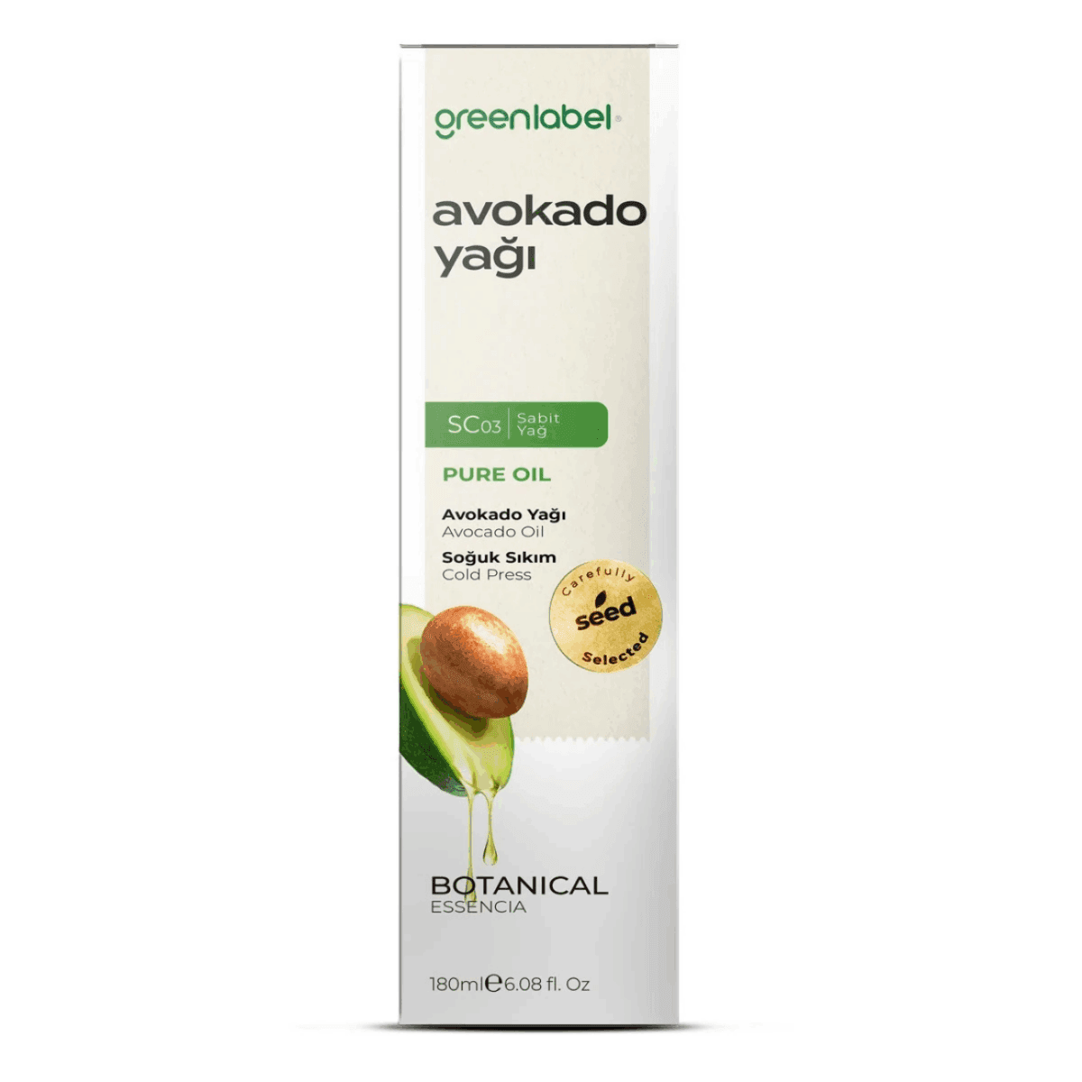 Greenlabel Avokado Yağı 180 mL x 12 Adet