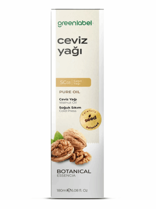 Greenlabel Ceviz Yağı 180 mL x 12 Adet