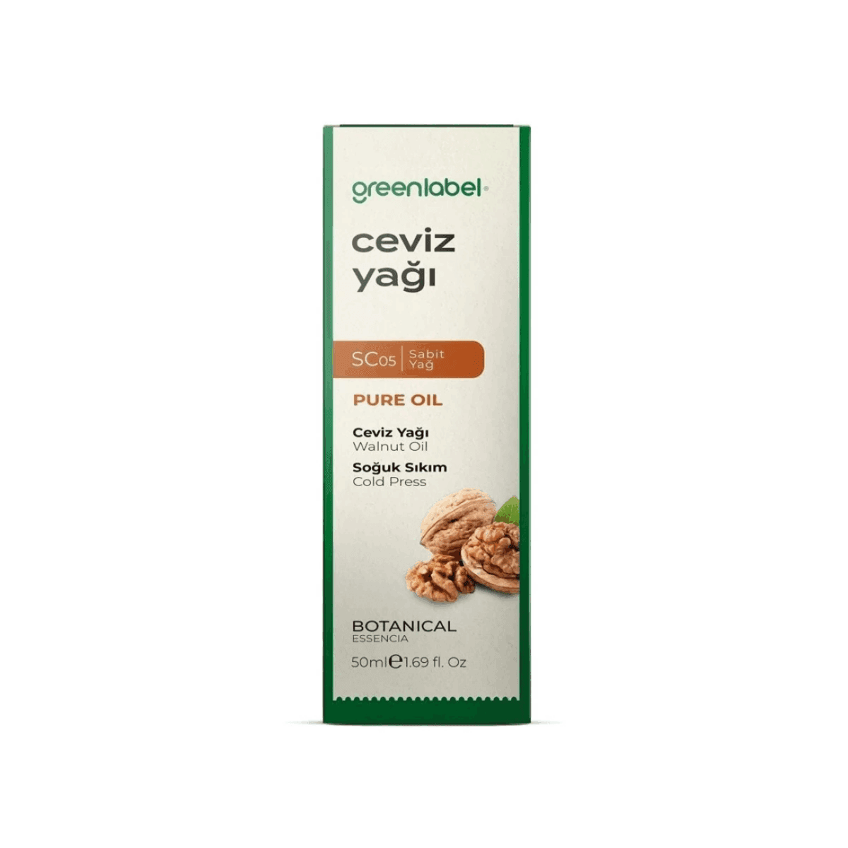Greenlabel Ceviz Yağı 50 mL x 6 Adet