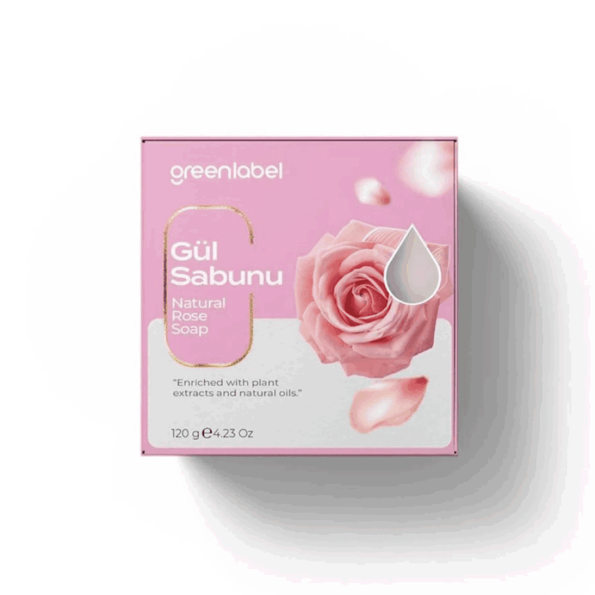 Greenlabel Doğal Gül Sabunu 120 g x 12 Adet