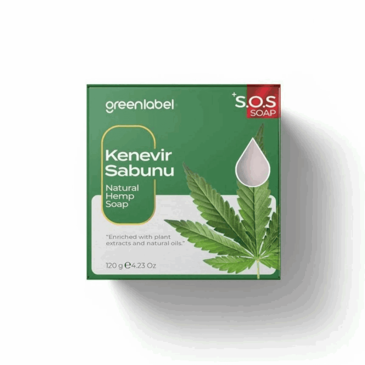 Greenlabel Doğal Kenevir Sabunu 120 g x 12 Adet