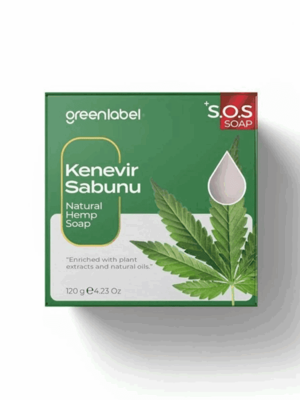 Greenlabel Doğal Kenevir Sabunu 120 g x 12 Adet