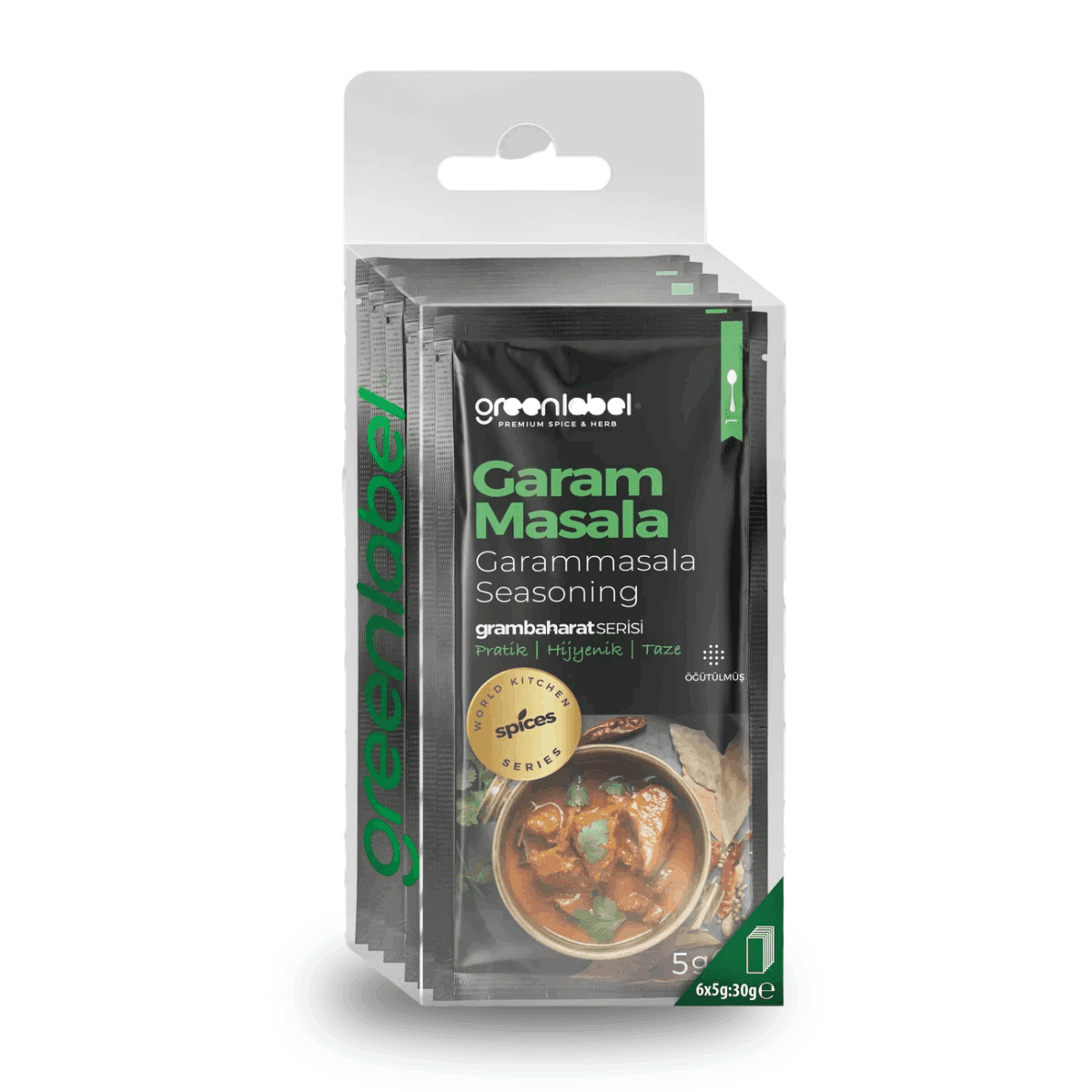 Greenlabel Gram Baharat Garam Masala 5 g 6'lı Paket x 12 Adet