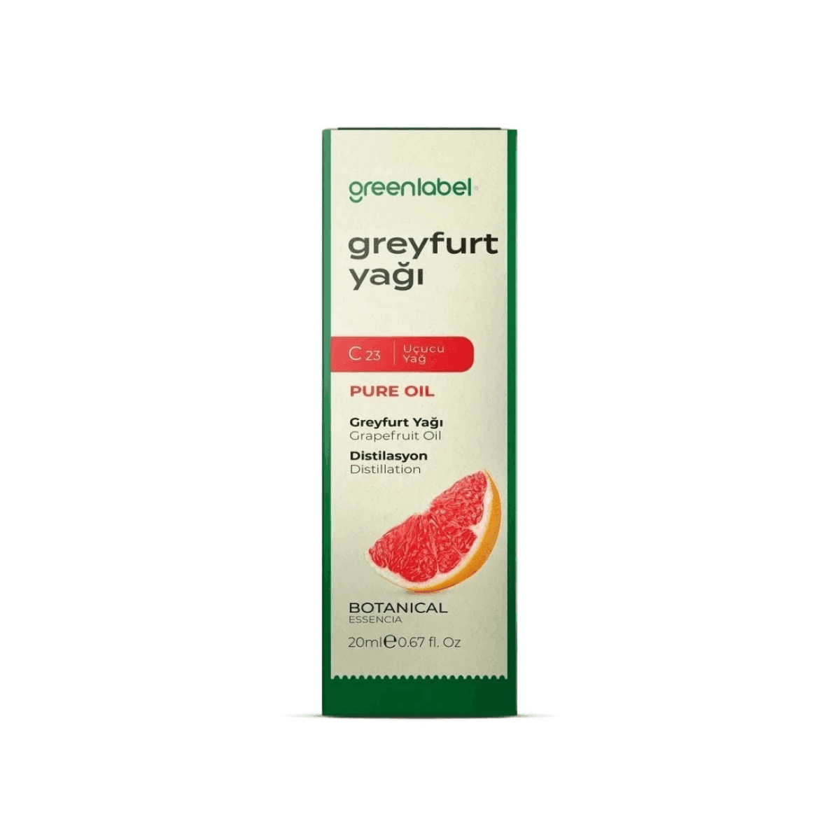 Greenlabel Greyfurt Yağı 20 mL x 6 Adet