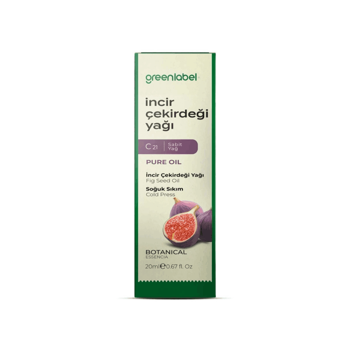 Greenlabel İncir Çekirdeği Yağı 20 mL x 6 Adet