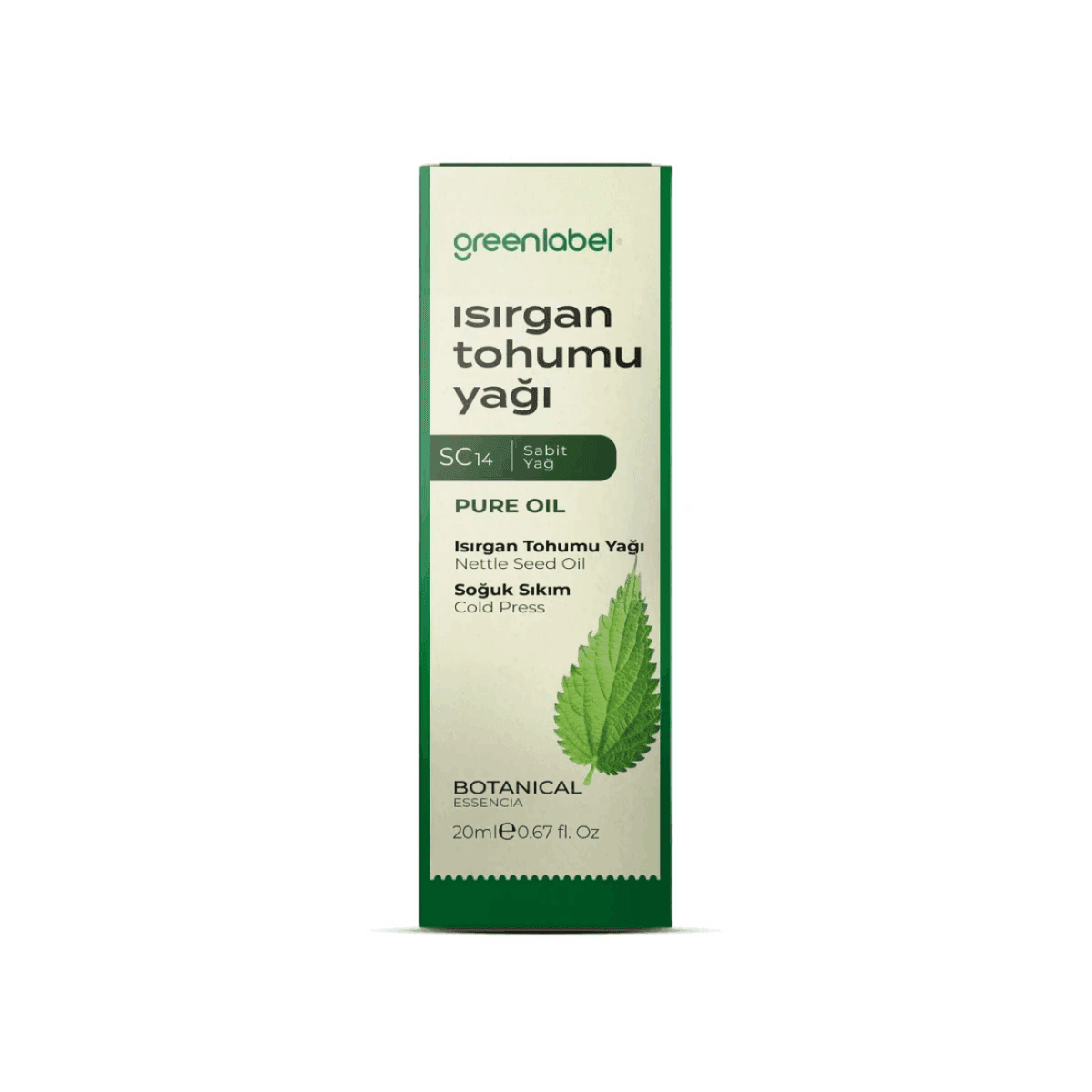 Greenlabel Isırgan Tohumu Yağı 20 mL x 6 Adet