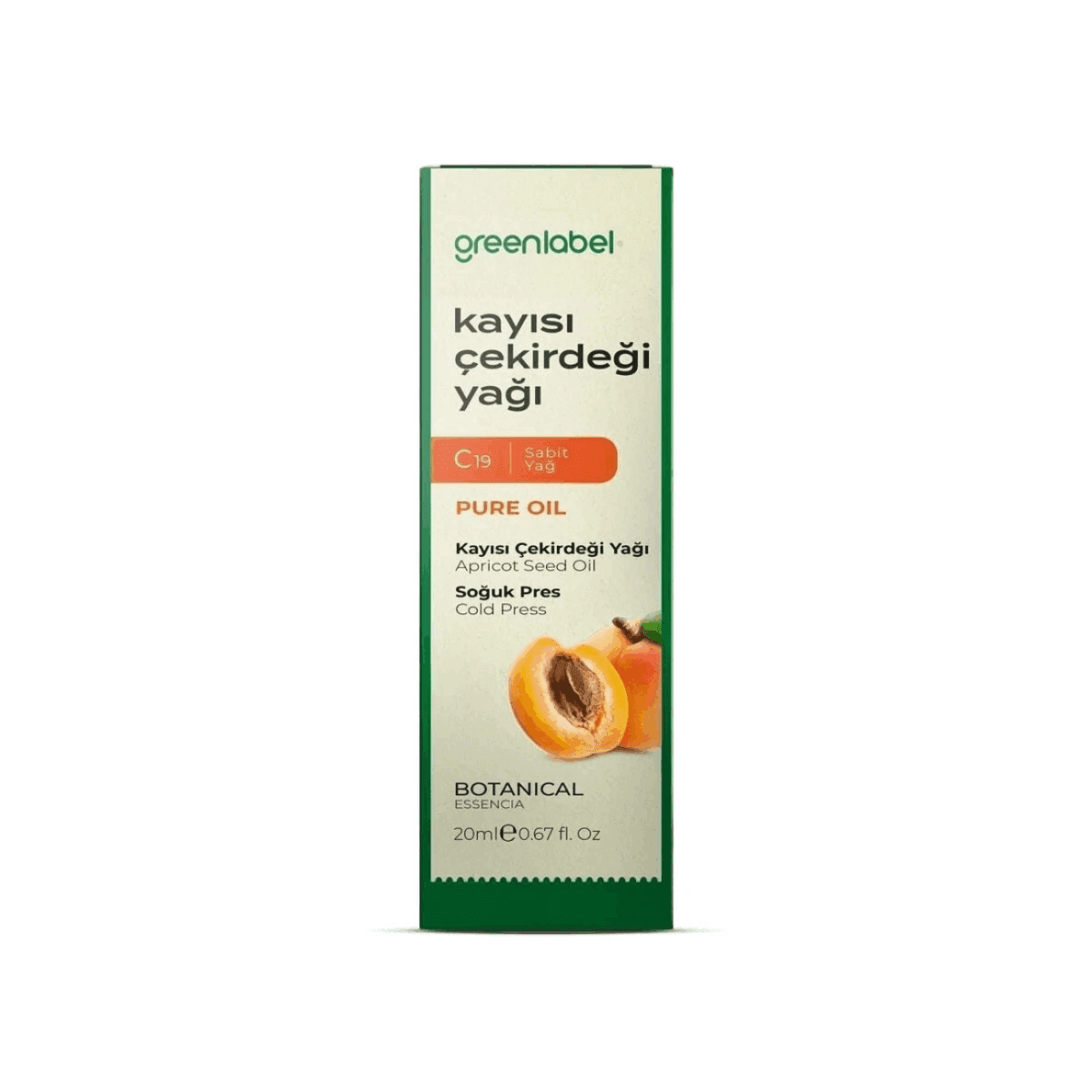 Greenlabel Kayısı Çekirdeği Yağı 20 mL x 6 Adet