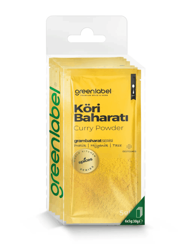 Greenlabel Gram Baharat Köri Baharat Karışımı 5 g 6'lı Paket x 12 Adet